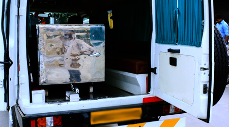 Ambulance With Body Freezer